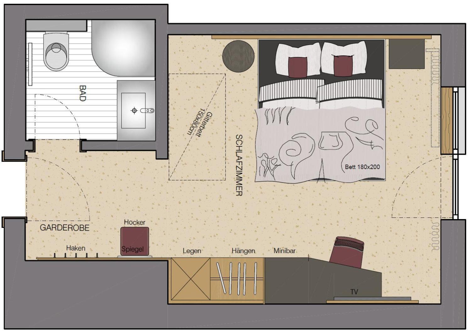 Aparthotel Bergland Söll Szoba fotó